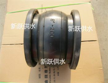 新躍橡膠接頭應用在唐山工程